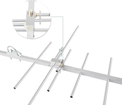 new HYS Dual Band Yagi Antenna, 2Meter 70CM 144/430Mhz 9.5/11.5dBi Outdoor Silver HYS - KOEEK