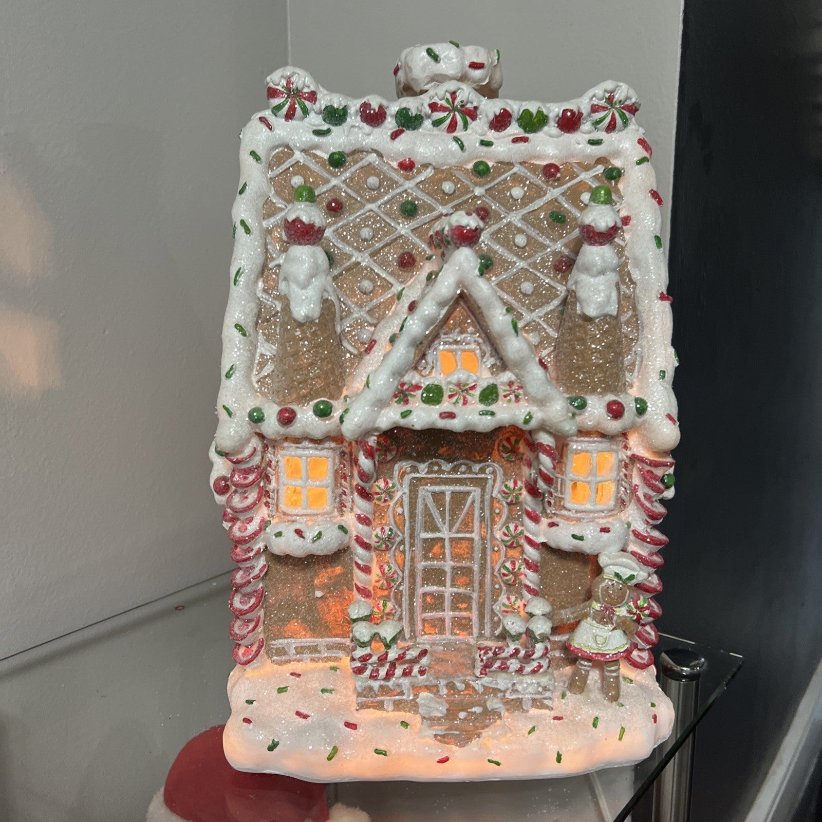 Cracker Barrel 13” Gingerbread House Accent Light Christmas W/Box CRACKER BARREL - KOEEK
