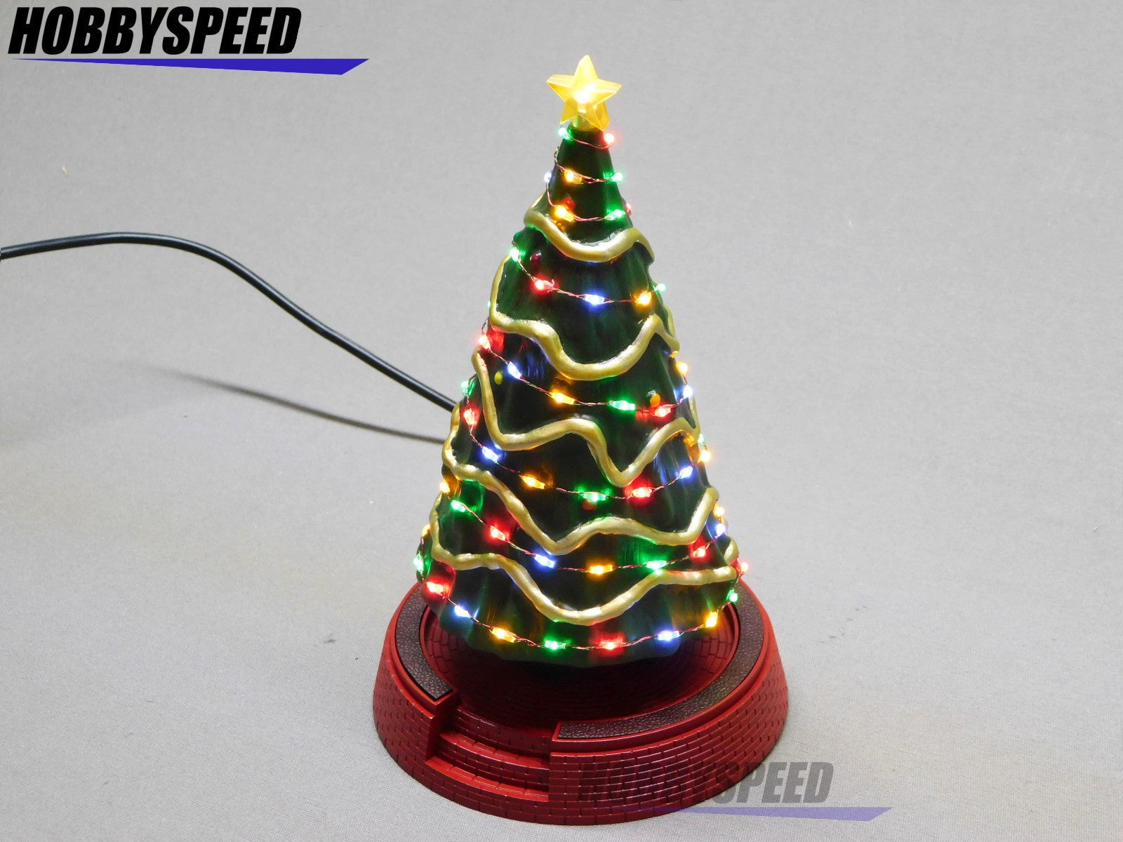 MTH RAILKING TOWN SQUARE CHRISTMAS TREE W/LED CHRISTMAS LIGHTS O GAUGE 30-11096 MTH - KOEEK