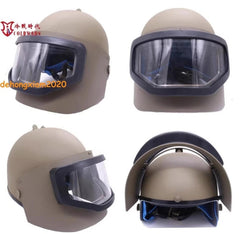 Russian MASKA-1 Tactical Helmet ABS Fish Tank helmet Replica Metal Shield EVRI 07FC0E-D4 - KOEEK