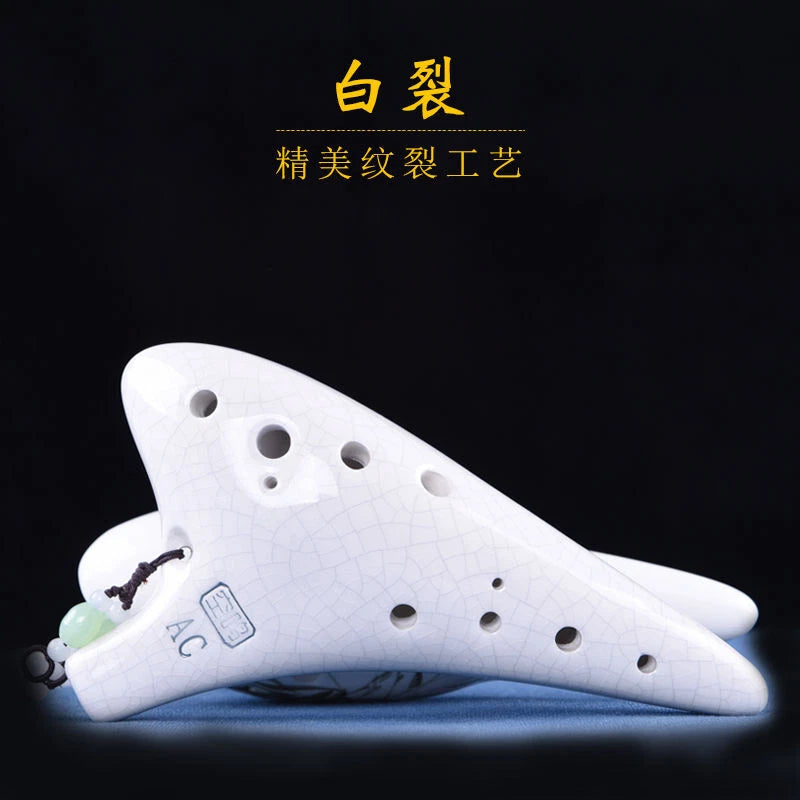 12 Holes Pottery Flute Beginner 12 Holes Ac C Key Professional Playing Pottery 07FC0E-D4 - KOEEK