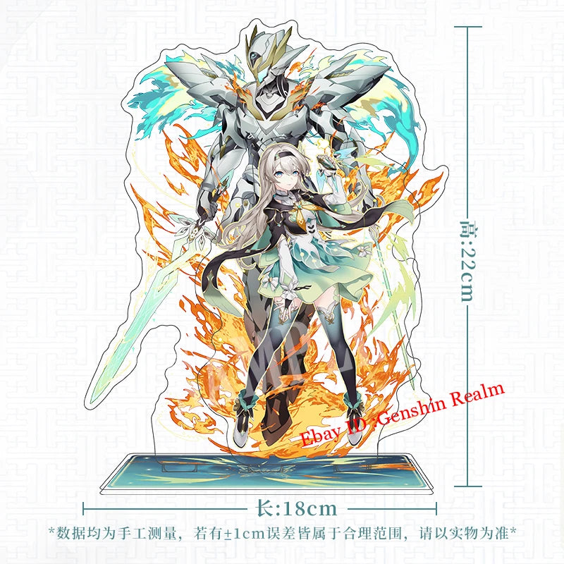 Anime Honkai: Star Rail Firefly Acrylic Desktop Stand Figure Collection Decor 07FC0E-D4 - KOEEK