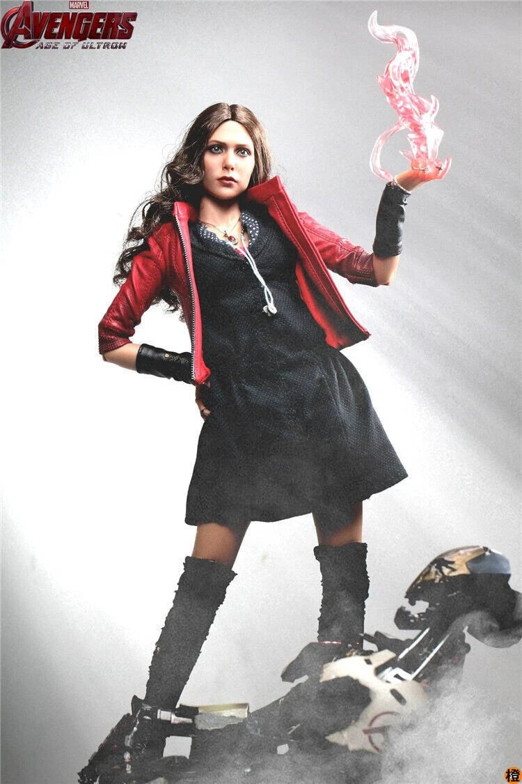 In Stock！HotToys 1/6 MMS301 Avengers 2 Age of Ultron Scarlet Witch Figure Toy 07FC0E-D4 - KOEEK