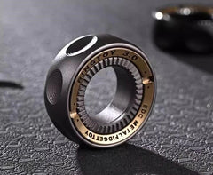 EDC Toy Fidget Spinner Mechanic Ring Fingertip Ratchet Stress Relief Fidget Gift 07FC0E-D4 - KOEEK