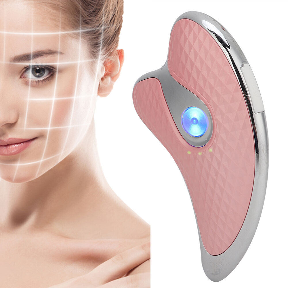 new Microcurrent Facial Scraper Massager Lifting Firming Facial Beauty Device HGF koeek - KOEEK