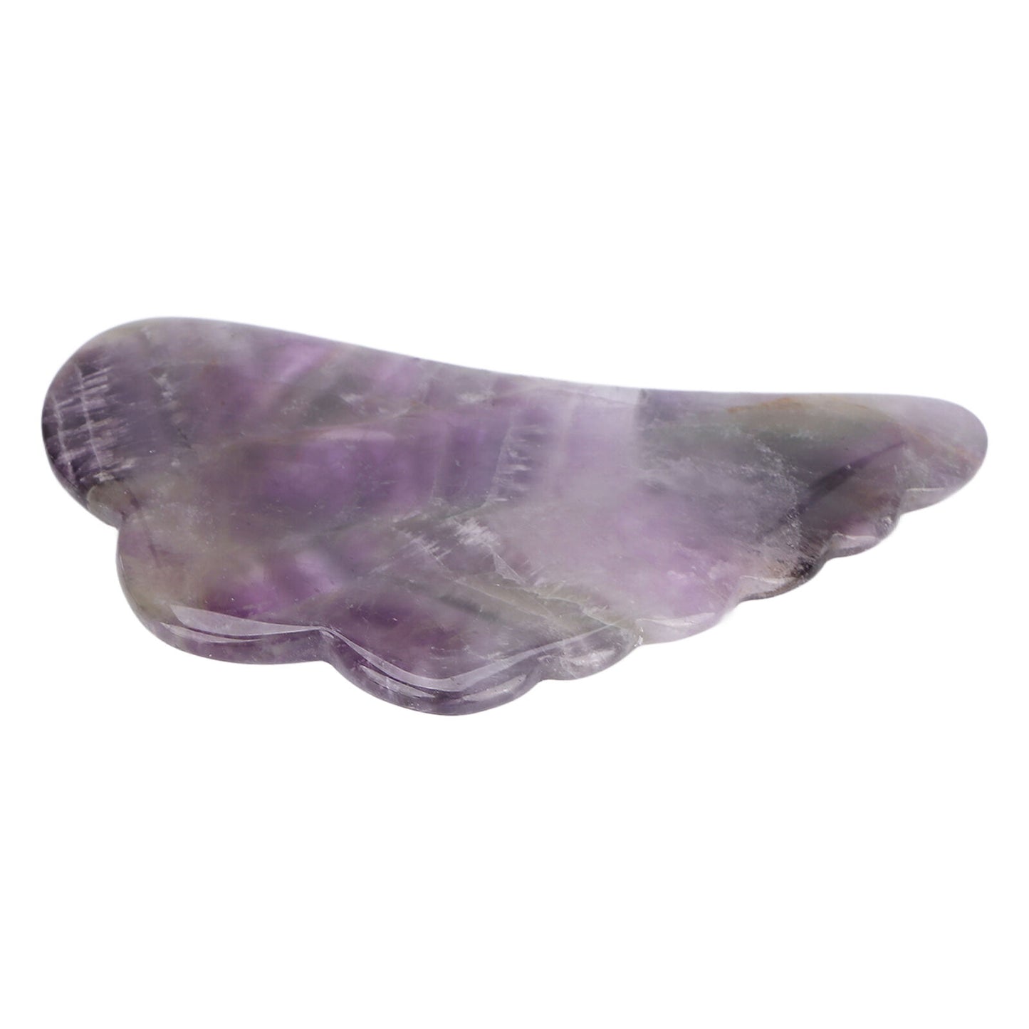 new Amethyst Stone Guasha Board Scraping Massage For Acupuncture Massage Lifting HGF koeek - KOEEK