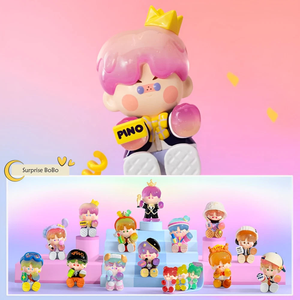 OFFICIAL PINO JELLY Star Project Series Blind Box Confirmed Blind Box Figure Toy 07FC0E-D4 - KOEEK