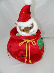 Wondershop Animated Santa Musical, Light up, Dancing Santa in the Toy Bag WONDERSHOP - KOEEK