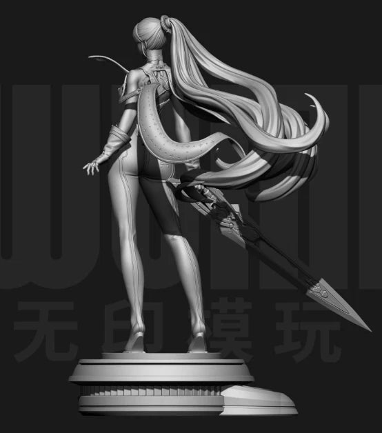 1/24 Resin Fantasy Female Warrior Unpainted Unassembled 6336 07FC0E-D4 - KOEEK