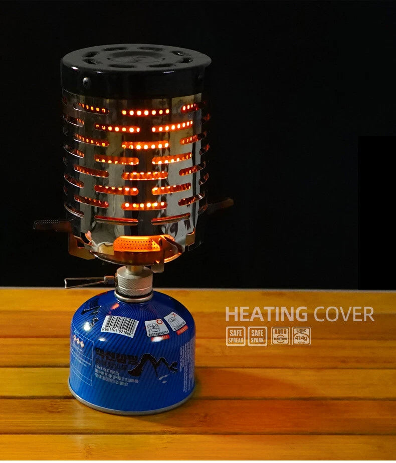 Outdoor Heating Hood Stove Tent Heater Equipment Camping Portable StainlessSteel 07FC0E-D4 - KOEEK