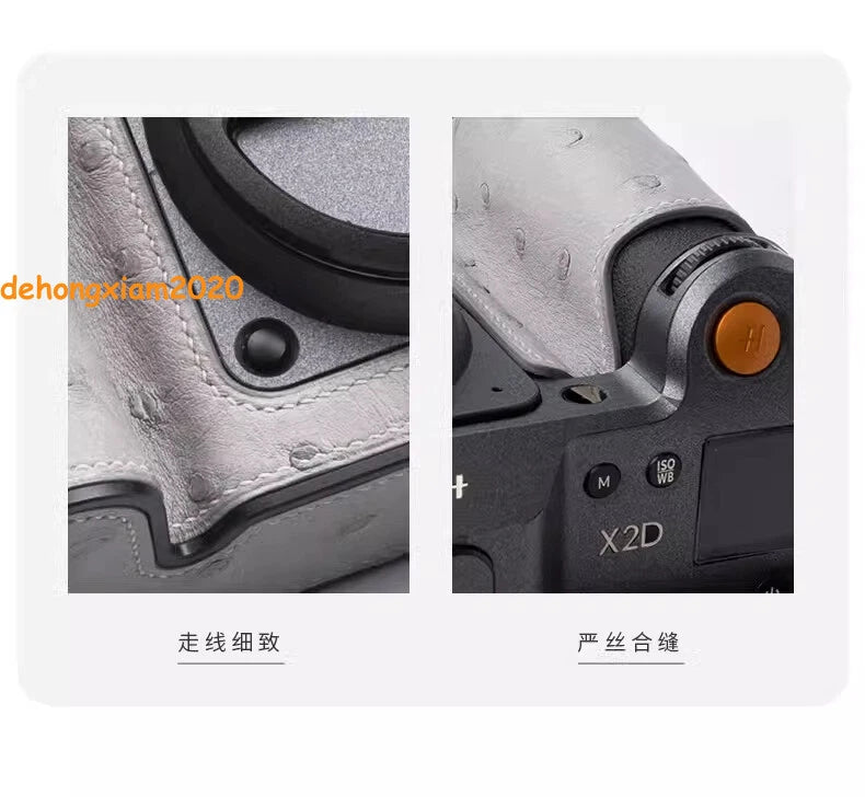 Handmade  Leather Half Case Cover Bag For Hasselblad x2d X2D Camera Gift 07FC0E-D4 - KOEEK