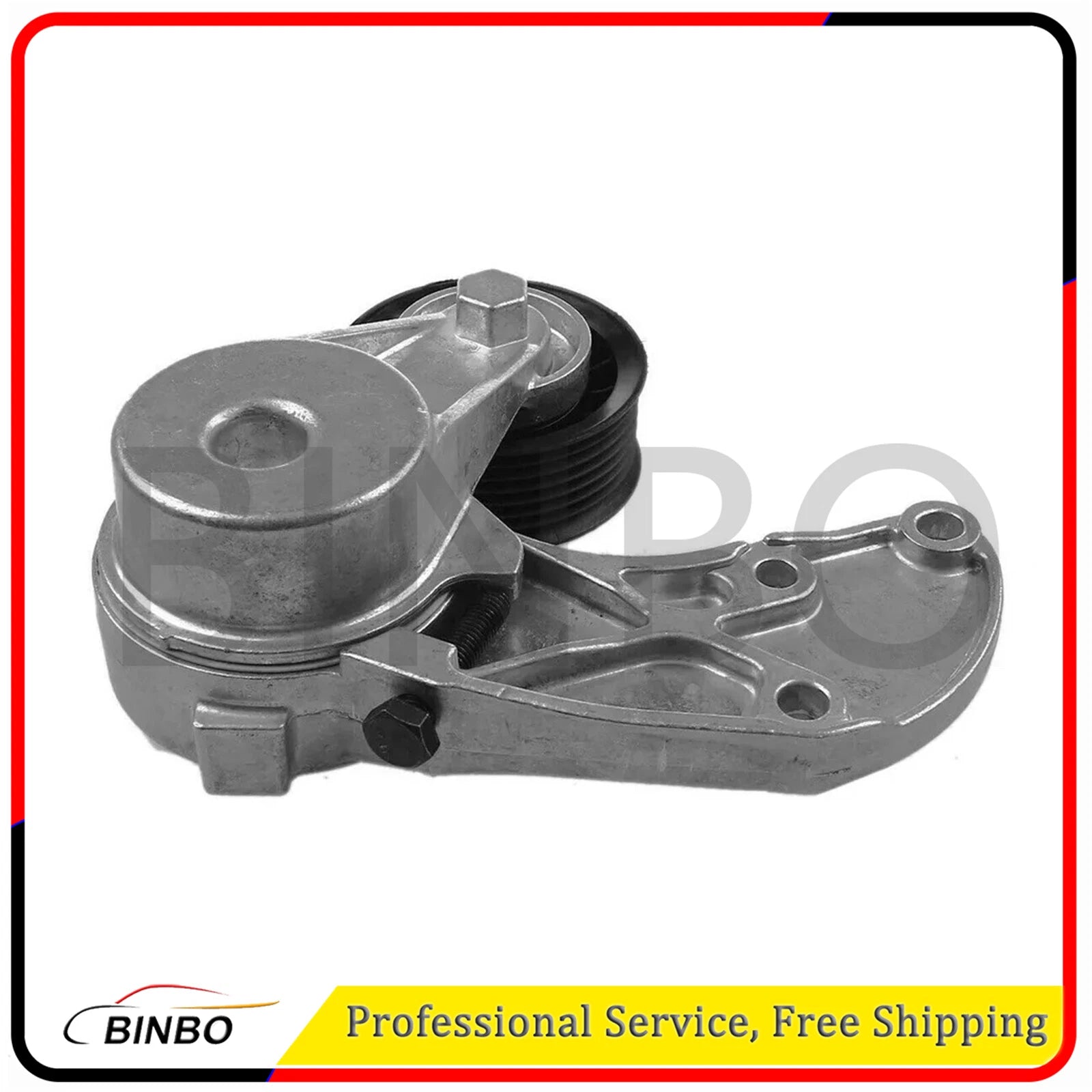Belt Tensioner Pulley Assembly for Audi Q7 Porsche Cayenne Volkswagen Touareg 07FC0E-D4 - KOEEK
