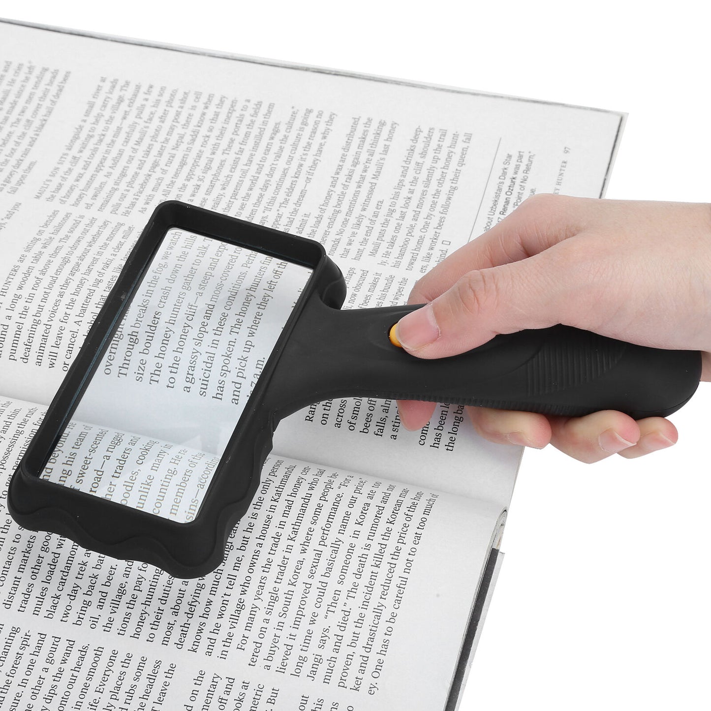 new Magnifying Glass With Light 7X Desktop Handheld Large Magnifying Glass USB koeek - KOEEK