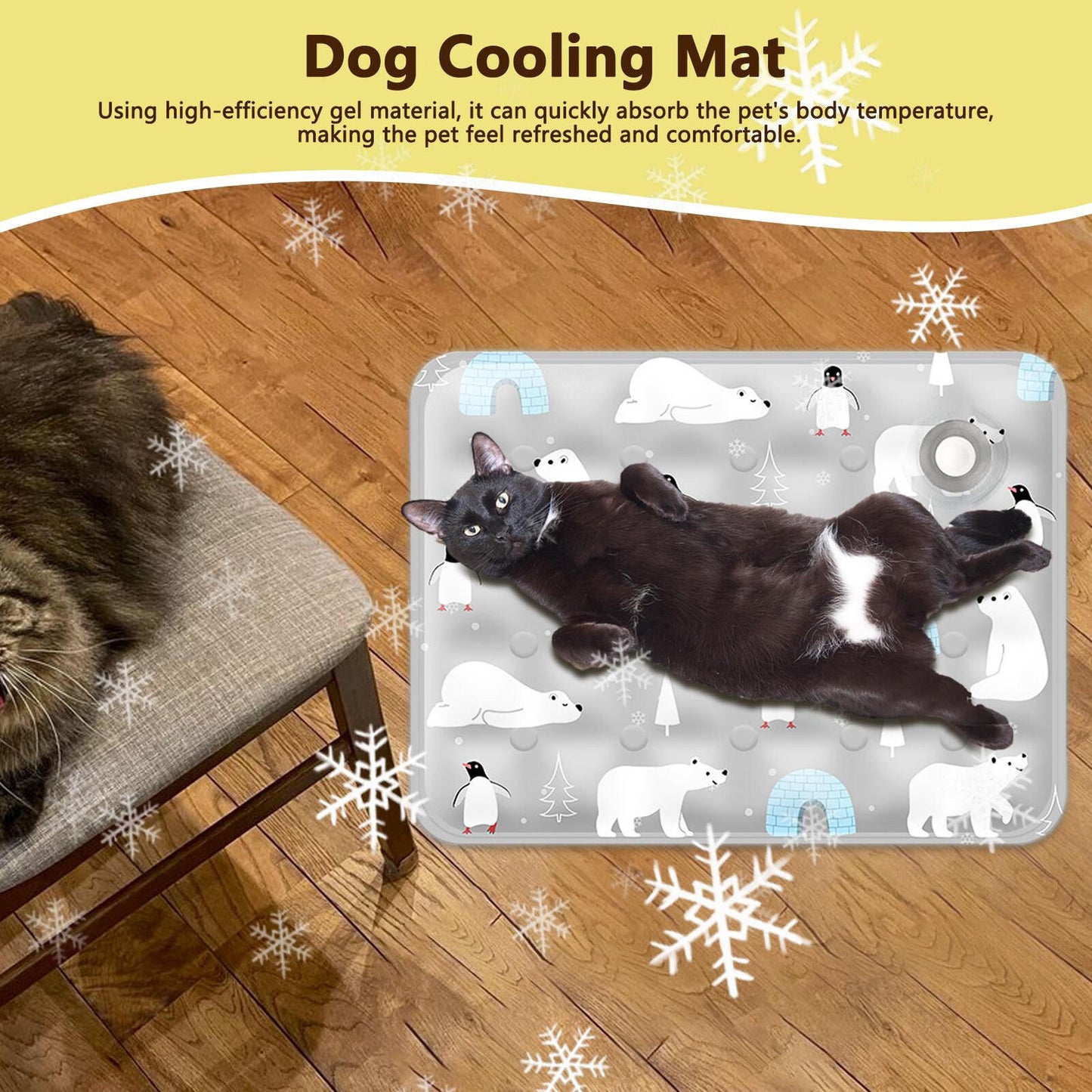 new Summer Pet Cats Dog Cooling Mat Washable Waterproof Pad Ice Blanket Waterproof koeek - KOEEK