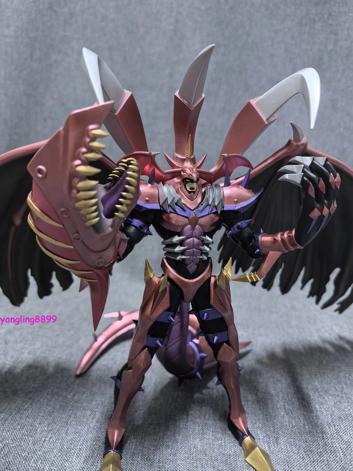 Yu-Gi-Oh! Duel Monsters GX Destiny HERO Bloo－D Resin Figure Model Collect 23cm 07FC0E-D4 - KOEEK