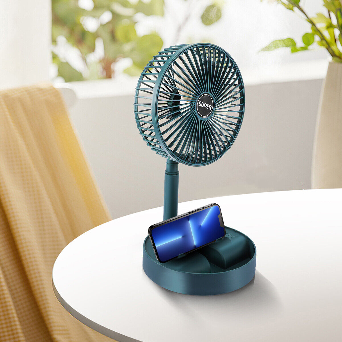 ny 2024 Aire acondicionado frio ventilator portatil USB oppladbar abanico de piso