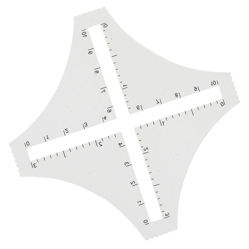 new  Household Quilting Templates Acrylic Density Ruler Durable Wool Sample Weaving koeek - KOEEK