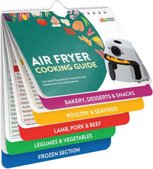 Air Fryer Cheat Sheet Magnets Cooking Guide Booklet - Air Fryer Cookbooks 07FC0E-D4 - KOEEK