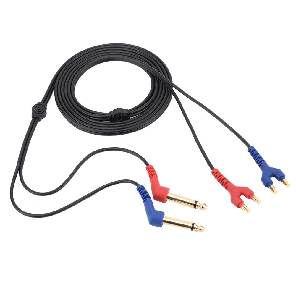 new 2m Headset Cable Wire for Headphone  Conduction Audiometer Hearing Tester koeek - KOEEK