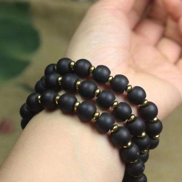 Vietnamese Agarwood Bead Bracelet 10mm Old Material Water Sink Agarwood 07FC0E-D4 - KOEEK
