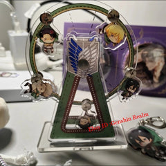 Anime Attack on Titan Levi Ferris Wheel Acrylic Desktop Stand Figure Decor Gift 07FC0E-D4 - KOEEK