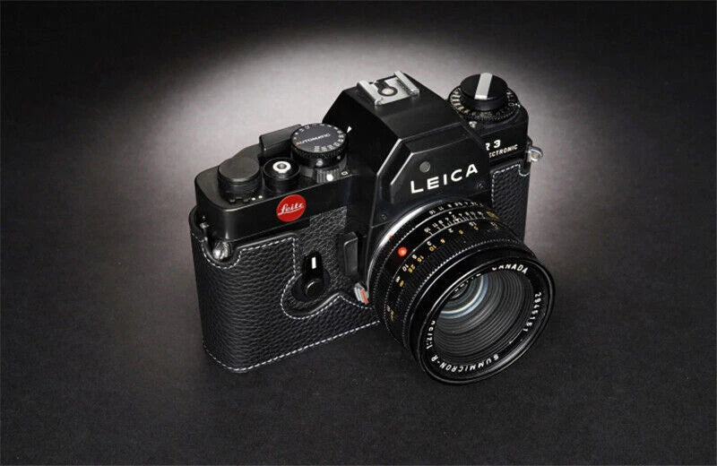 Leica R3 Camera Half Case Retro Cover Handmade  Leather Insert Case 07FC0E-D4 - KOEEK