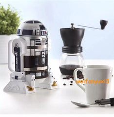 Star Wars R2-D2 Robot Manual Coffee Maker Home French Pressed coffee Machine 07FC0E-D4 - KOEEK