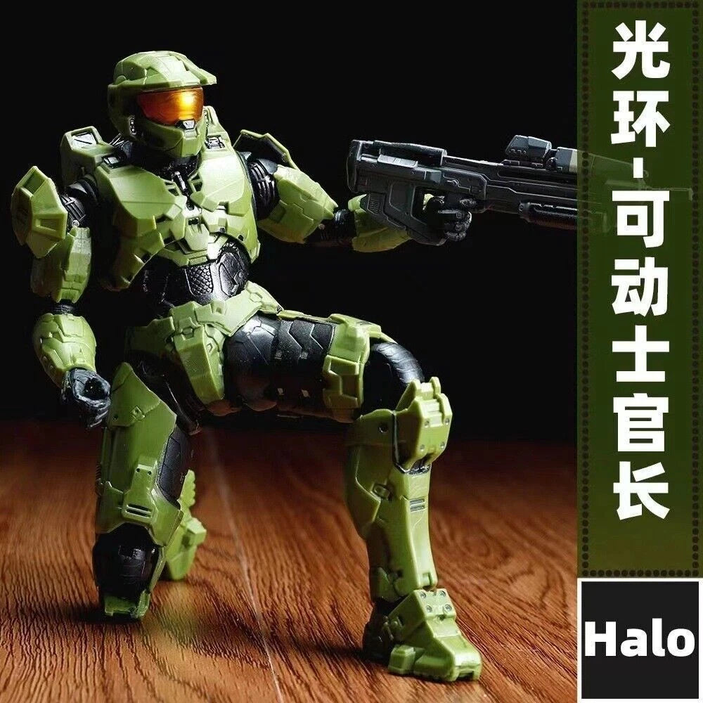 Halo Infinite Master Chief Mjolnir Mark VI Action Figures Model Kit Toys Boxed 07FC0E-D4 - KOEEK