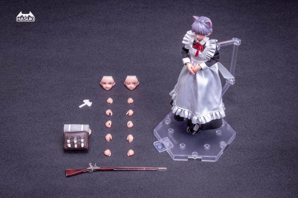 HASUKI PA010 Nun Maid Gunner 1/12 FKEY Complete Action Model Figure IN Stock HASUKI - KOEEK
