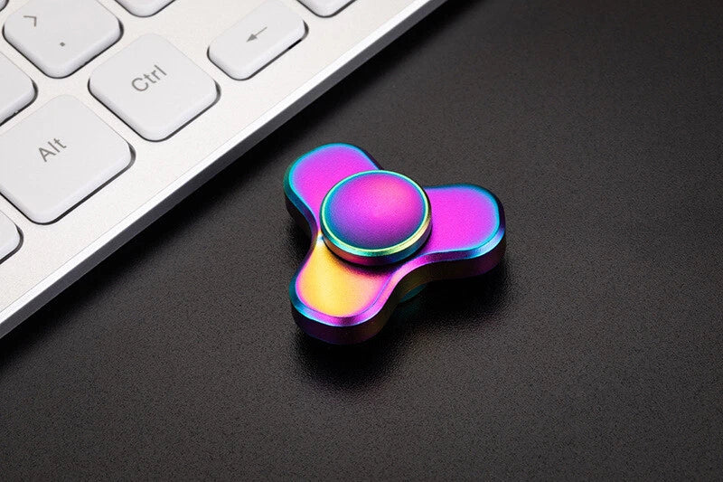 Mini Bar EDC Covert Brass Metal Fidget Spinner R188 Bearing LEAD-FREE Gift 07FC0E-D4 - KOEEK