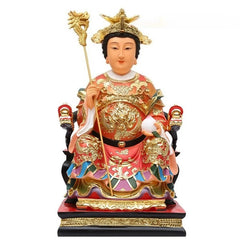 Resin Fiberglass Buddha Jade Emperor and Queen Mother Household Buddha Statue 07FC0E-D4 - KOEEK