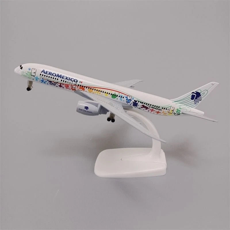 19cm Aeromexico Boeing 787 Diecast Aircraft Model w/ Landing Gear Static Display 07FC0E-D4 - KOEEK