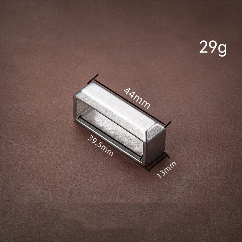 Stainless Steel Pin Belt Buckle Men's Belt Buckles For 1.5" Belt With Belt Loop 07FC0E-D4 - KOEEK