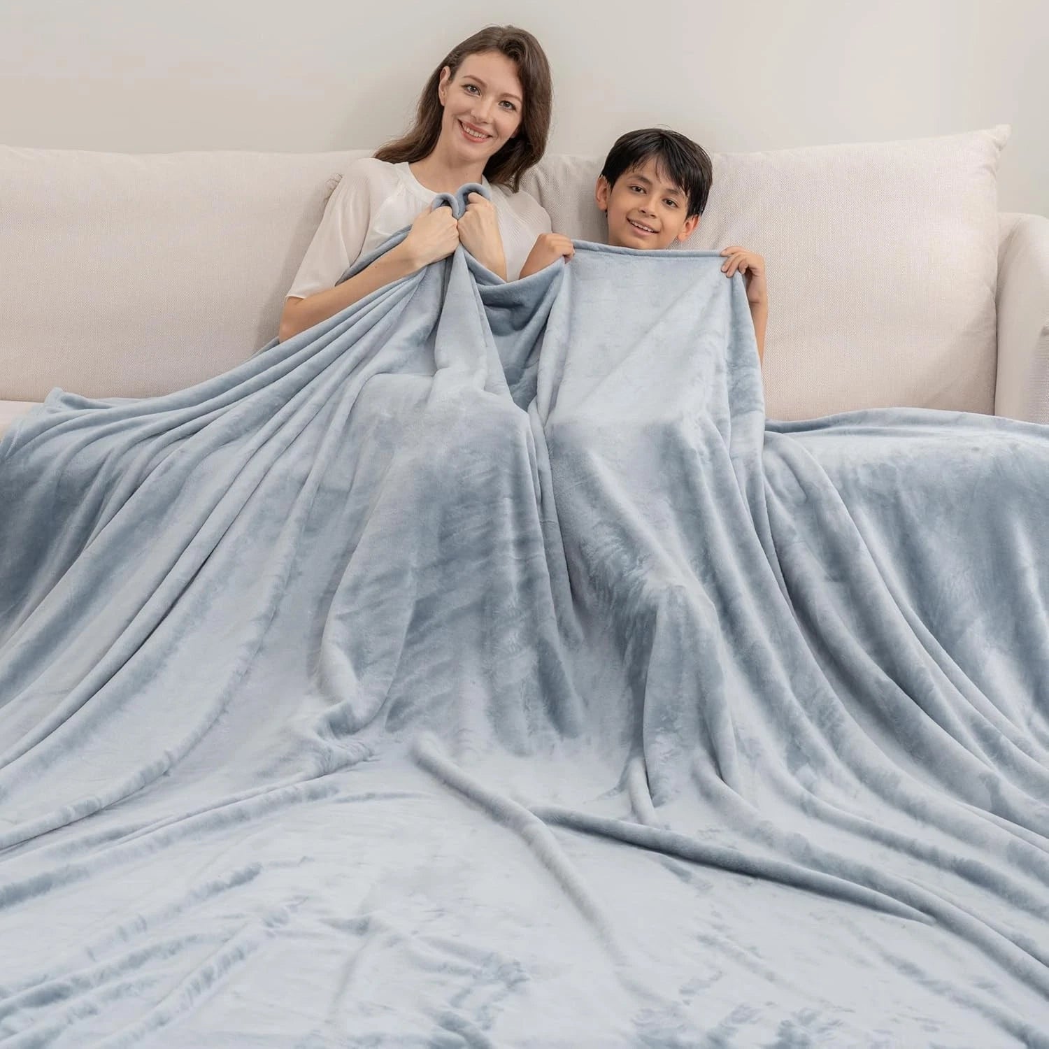 Velvet blanket, extra-large family blanket, suitable for all seasons 07FC0E-D4 - KOEEK