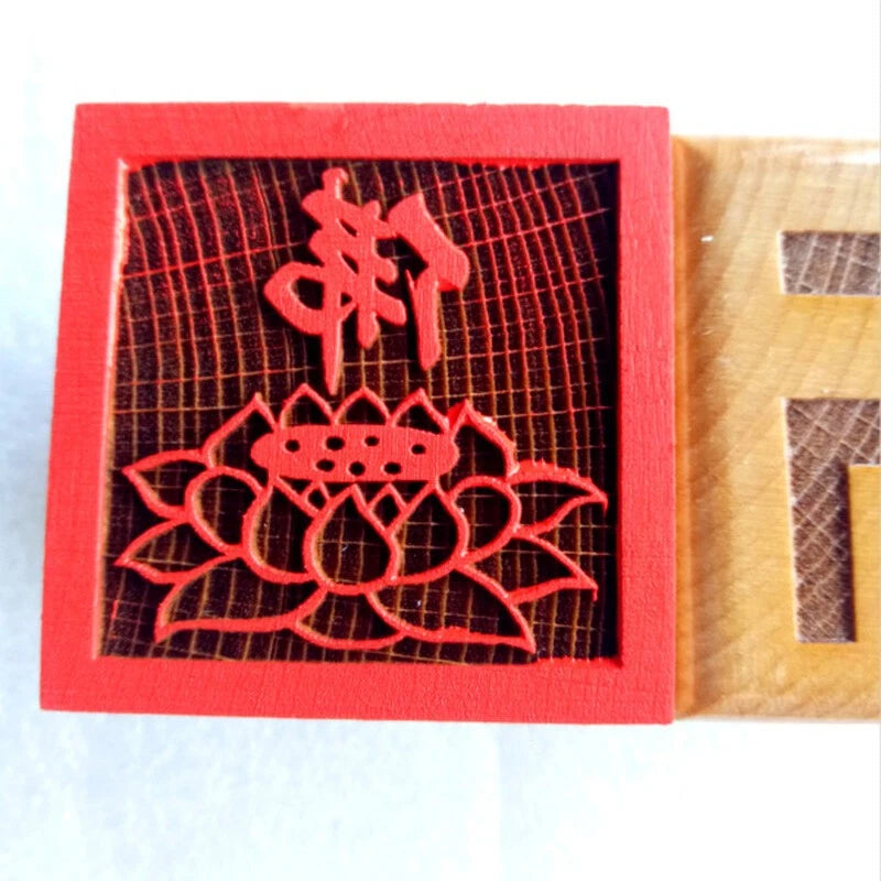 1 PC Buddhist Seal Lotus Seal Buddhist Supplies Lotus Buddhist Dharma Seal Tool 07FC0E-D4 - KOEEK