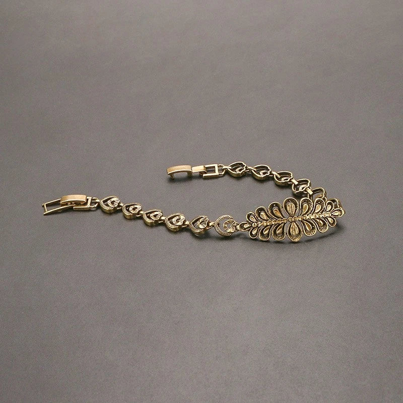 Copper Bracelet Fashion Accessories Vintage Street Hip Hop Jewelry Men Women 07FC0E-D4 - KOEEK