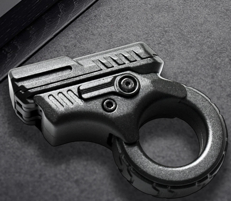 EDC Hand Spinner ADHD Stress Relief  Tool Alloy Zoom Ratchet Wheel Fidget Ring 07FC0E-D4 - KOEEK