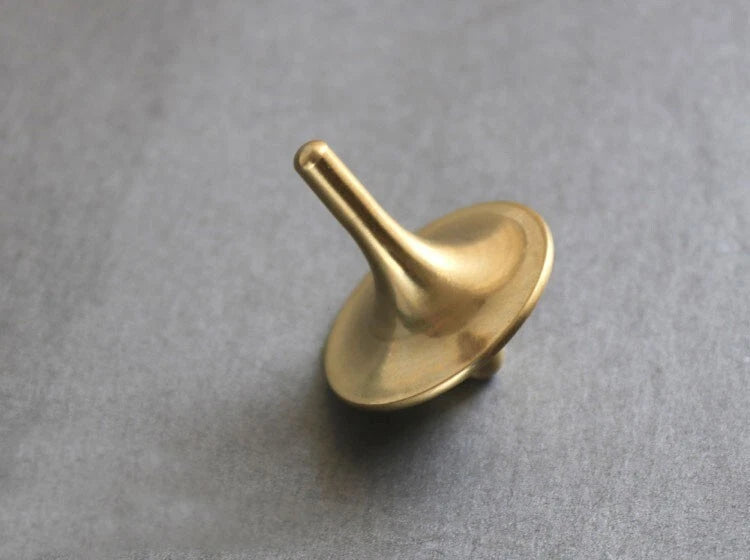 EDC Finger Spinning Top Brass Ceramic Bead Decompression Metal Spinner Toys 07FC0E-D4 - KOEEK
