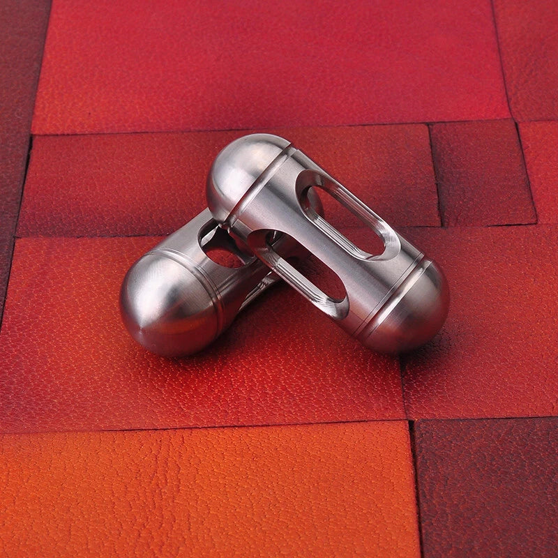 Stainless Steel Clicker Click Balance Ball Hand Fidget Decompression EDC Toy 07FC0E-D4 - KOEEK