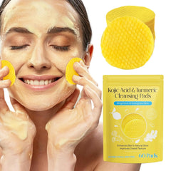 new 60PCS Turmeric Kojic Acid Pads,Turmeric Cleansing Pads, Face... 07FC0E-D4 - KOEEK