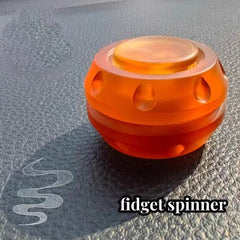 PEI Acrylic Cheese Ring Metal Slider Haptic Mode Relaxing Toys Metal Fidget Toys 07FC0E-D4 - KOEEK