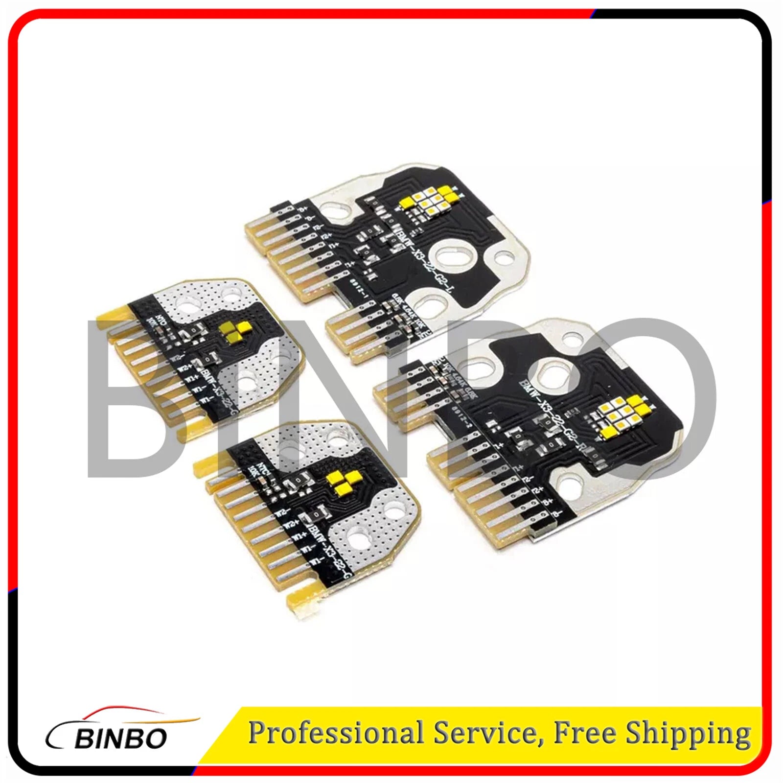 Yellow Angel Eye LED board For 2022-2024 BMW F97 X3M F98 X4M LCI LED Headlight 07FC0E-D4 - KOEEK