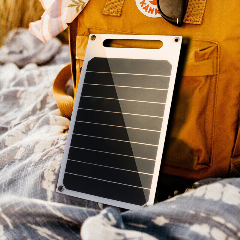 ny Solar Panel Portable PV Power Bank Outdoor Camping Vandring USB Telefonlader