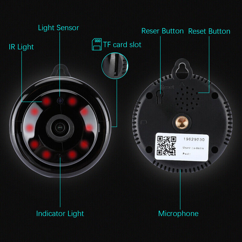 nye Camaras Audio og Video WiFi Inalambricas Para Seguridad De Casa Vision Nocturna