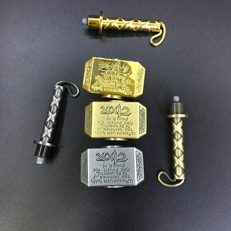 Thor Hammer All Metal Fidget Spinner Toy EDC Boys Girls Kids Adults ADHD Focus 07FC0E-D4 - KOEEK
