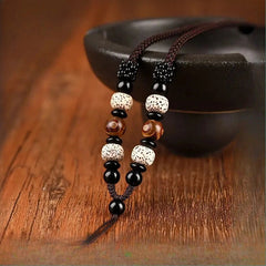 Tibetan Hand-woven Necklace Rope Xingyue Bodhi  Amulet Pendant Accessories 07FC0E-D4 - KOEEK