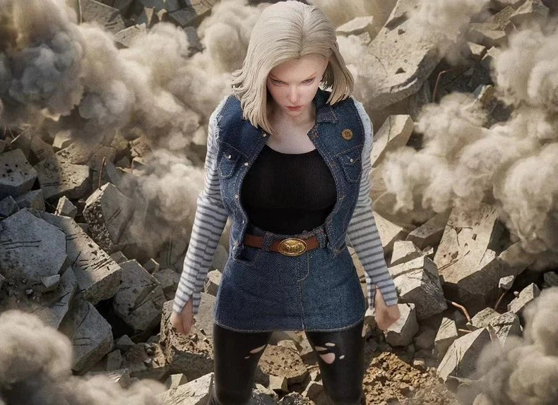 ARTISAN 1/6 Dragon Ball Android 18 Mecha Maiden Demon Hair Version Action Figure 07FC0E-D4 - KOEEK