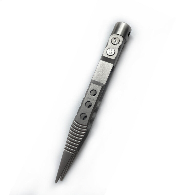 EDC Titanium Alloy CNC Tweezer Portable Antiskid Outdoor Pocket camping Tool 07FC0E-D4 - KOEEK