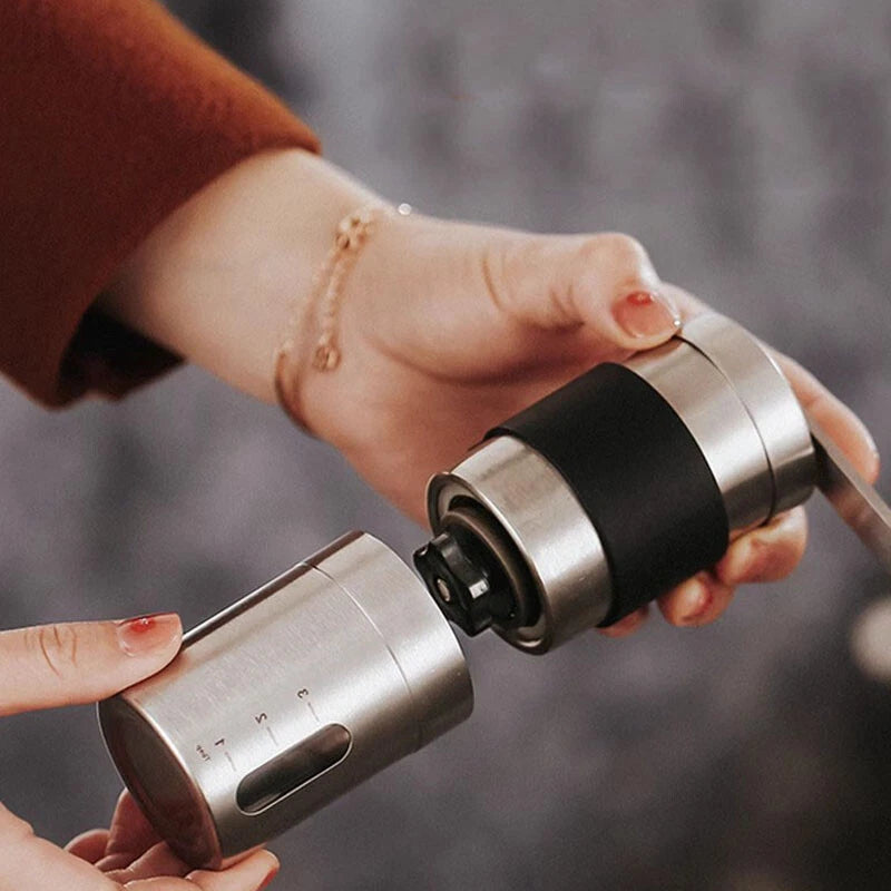 Manual Coffee Grinder Stainless Steel Hand Handmade Coffee Bean Home Grinders 07FC0E-D4 - KOEEK