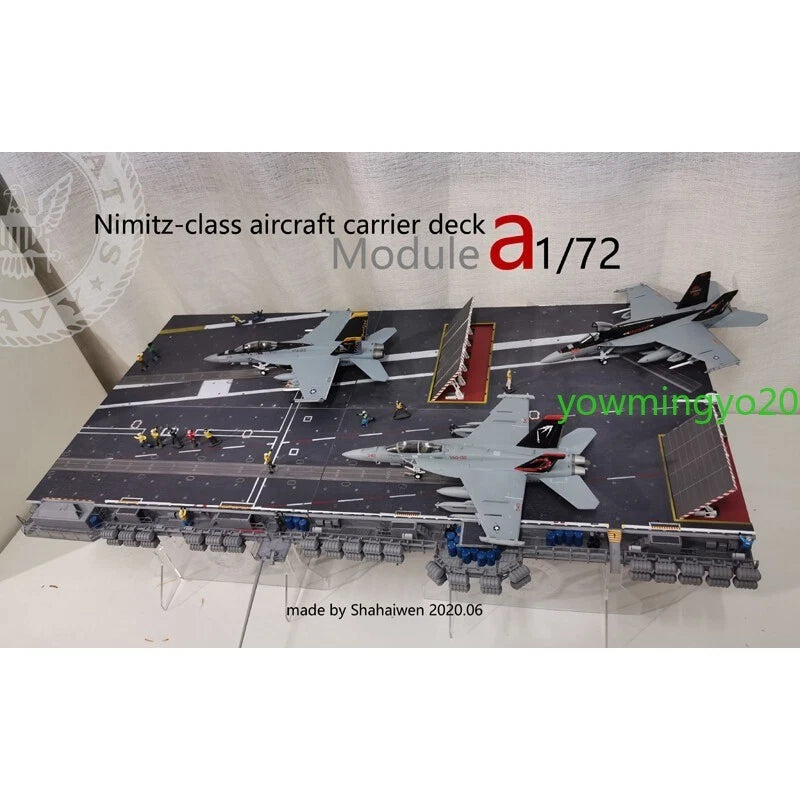 1/72 Nimitz Aircraft Carrier Deck Model Helipad A4 Module Model 07FC0E-D4 - KOEEK